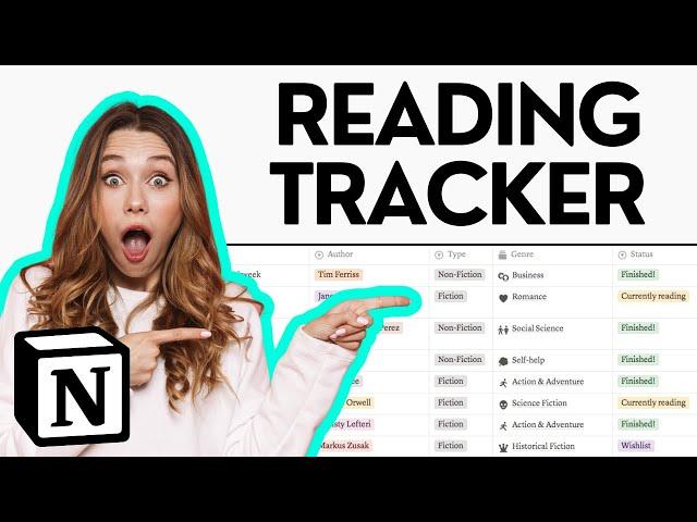 The ULTIMATE Reading Tracker Setup in Notion! ️