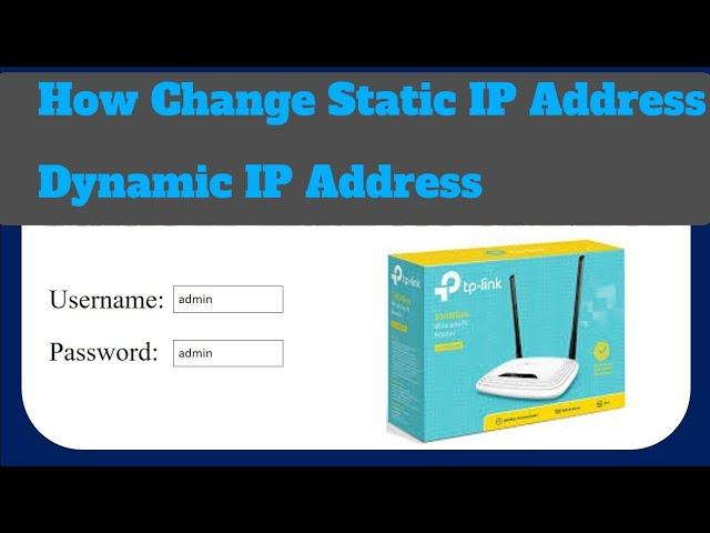 Static IP Address Reserve on TP Link ADSL Router. DHCP IP.