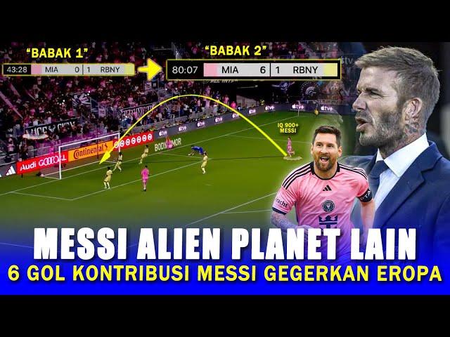  INI BARU SEJARAH DUNIA !! Messi 6 Gol Kontribusi 1 Stadion Nangis Haru Lihat Sihir Playmaker Messi