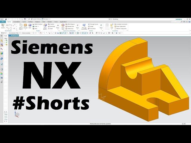 Siemens NX 3D Modeling #Shorts Learn complete NX @NxTutor