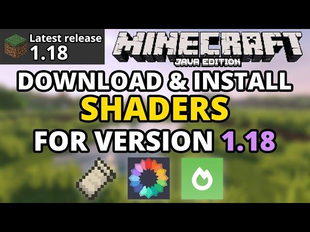 Minecraft Java 1.18 How To Download/Install Shaders (Minecraft 1.18) Iris/Sodium/Shaders/Fabric