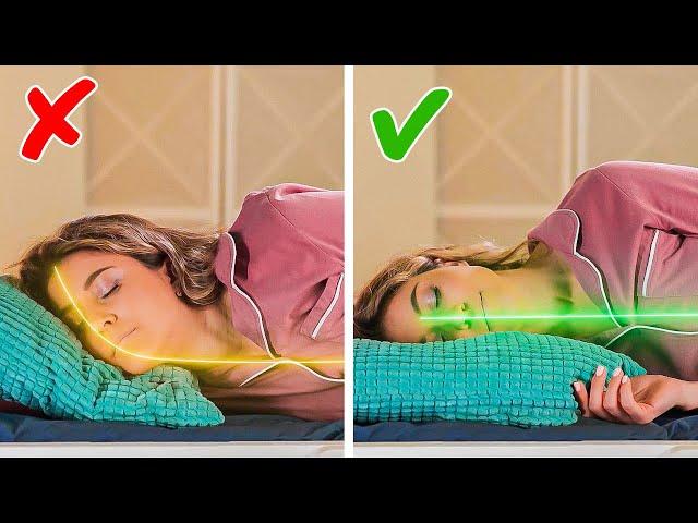 Simple Hacks to Improve Your Health || Sleep Hacks And Massage Techniques