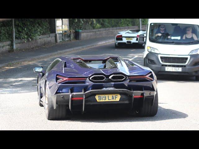 Supercar MADNESS in Alderley Edge 2024 (Revuelto, 812 Comp, Ford GT, Murcielago, GT12, DBS 770…)