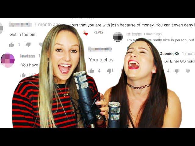 Reading my HATE Comments In ASMR W/ TRIGGERS! feat. Kirsty Eats