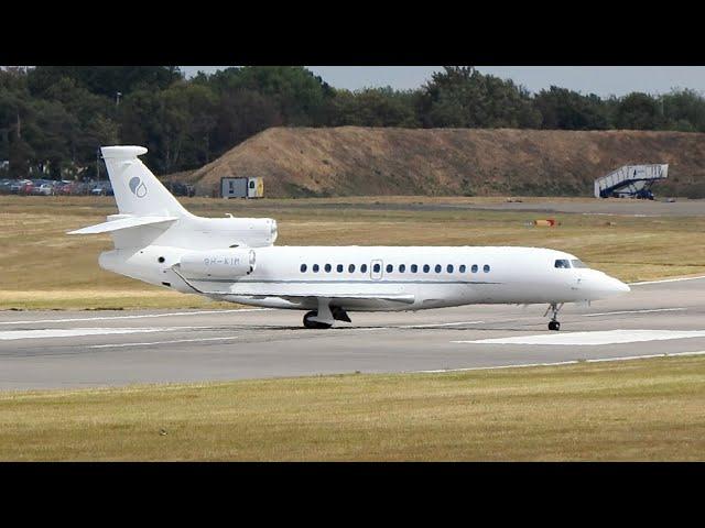 Skyfirst Dassault Falcon 8X 9H-KIM at Cambridge