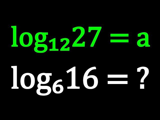 Changing Bases in Two Logarithmic Expressions