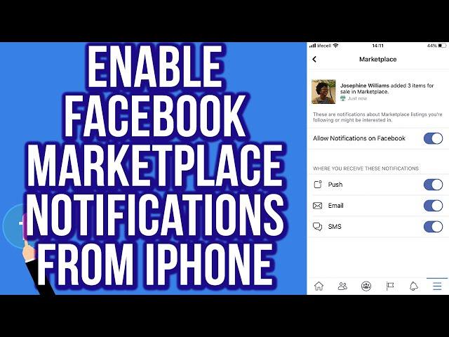 How to Enable Facebook Marketplace Notifications From IPhone