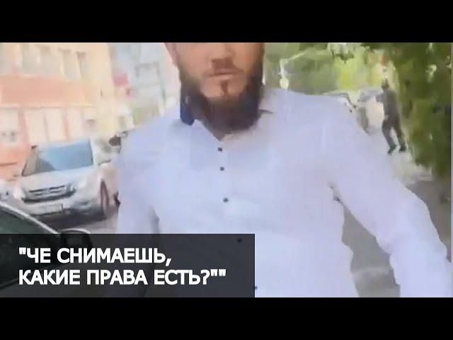 "Эээ, чё снимаешь?!" Мигрант напал на журналистов, снимавших сюжет про нелегалов