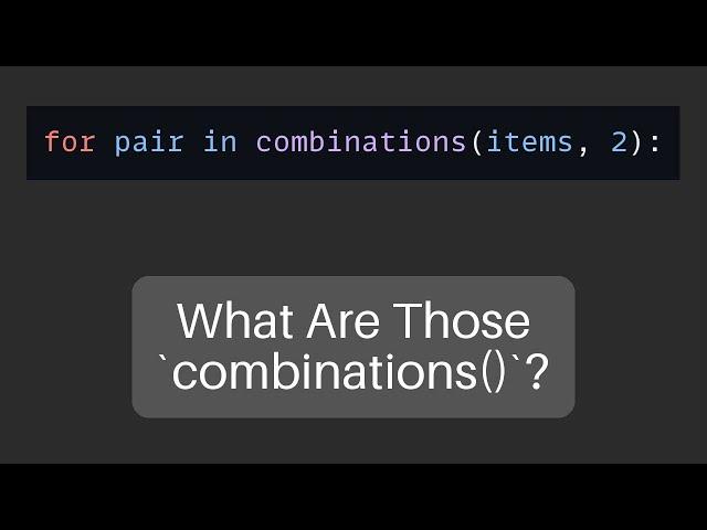 Python Itertools Combinations with Counter: Find Top Item Pairs