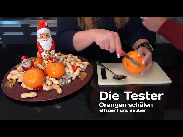 Die Tester - Orangen  sauber schälen