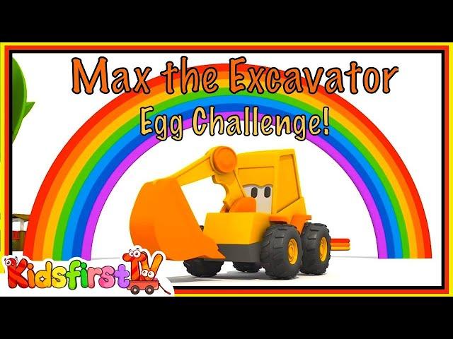 Excavator Max compilation. Car cartoons & kids' games.