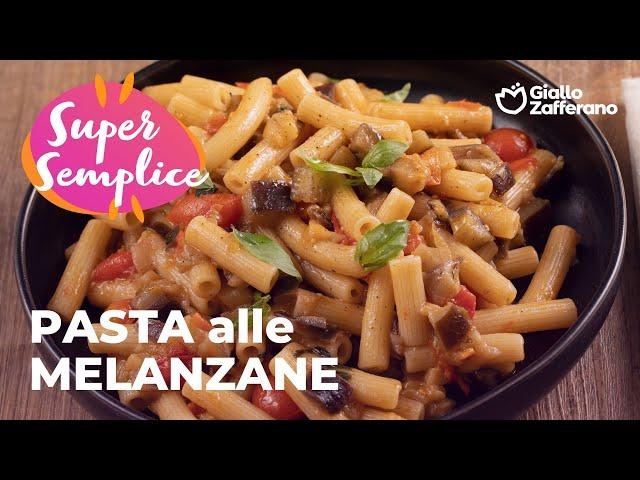 PASTA alle MELANZANE SEMPLICE e COLORATA!