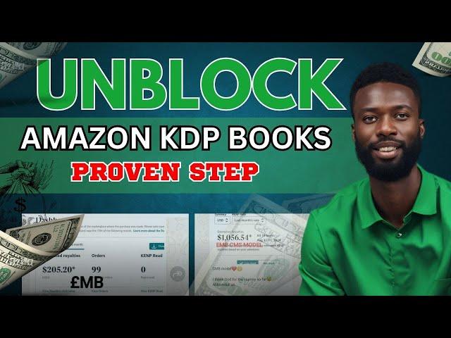 WHY AMAZON IS BLOCKING BOOKS AND HOW TO UNBLOCK YOUR BLOCKED BOOKS ON AMAZON KDP