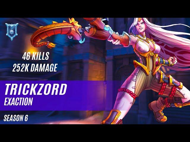 TRICKZORD CASSIE 46 KILLS 252K DAMAGE PALADINS COMPETITIVE (SEASON 6) EXACTION