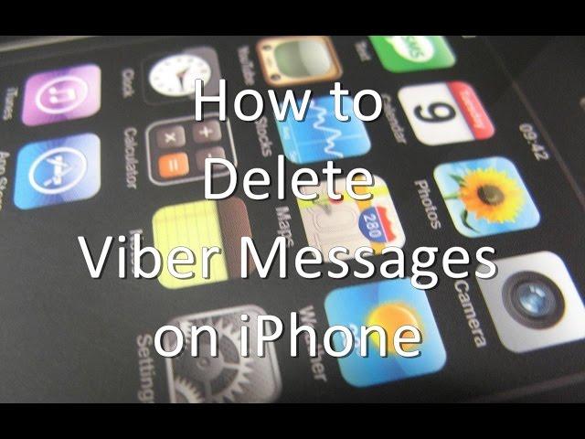 How to Delete Viber Messages on iPhone and iPad