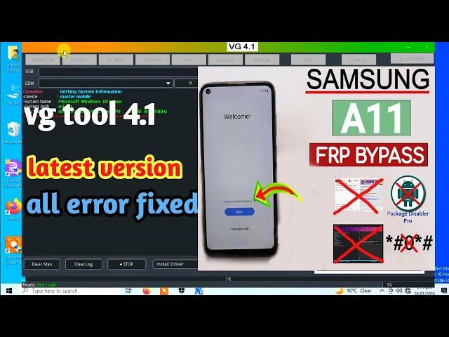 Samsung A11 Frp Bypass/Unlock 2024 Without *#0*# Code | Without Loader File - Android 11/12/13/14.