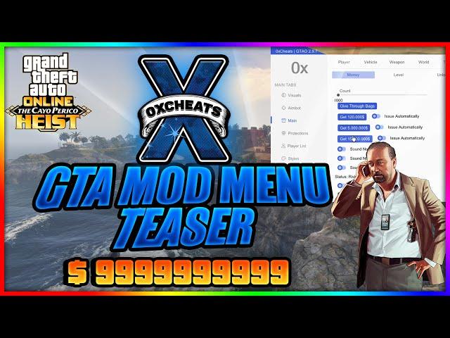 0xCheats GTA 5 Mod Menu Teaser | 15 Million Recovery | Undetected