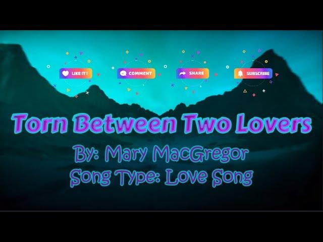 Torn Between Two Lovers - Mary MacGregor | Drino Karaoke Channel