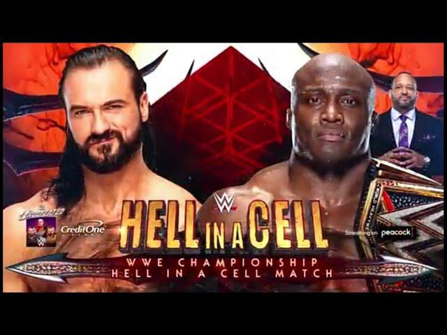 WWE Hell in a Cell 2021 Official and Full Match Card