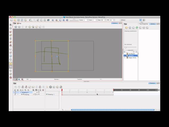 Motion Paths in Toon Boom Pro Software