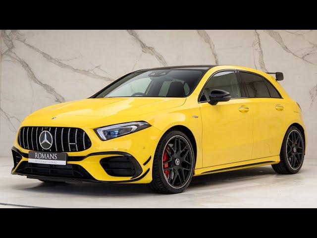 2021 Mercedes AMG A45 S 4Matic+ Plus - Sun Yellow - Walkaround & Interior | [4K]