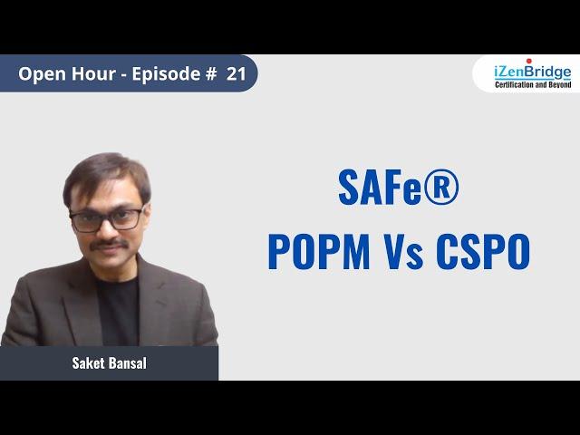 SAFe® POPM vs CSPO - iZenBridge