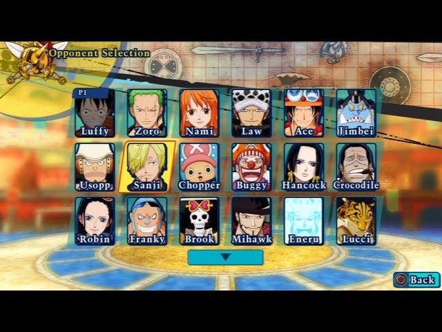 One Piece: Unlimited World Red All Characters [PS3]