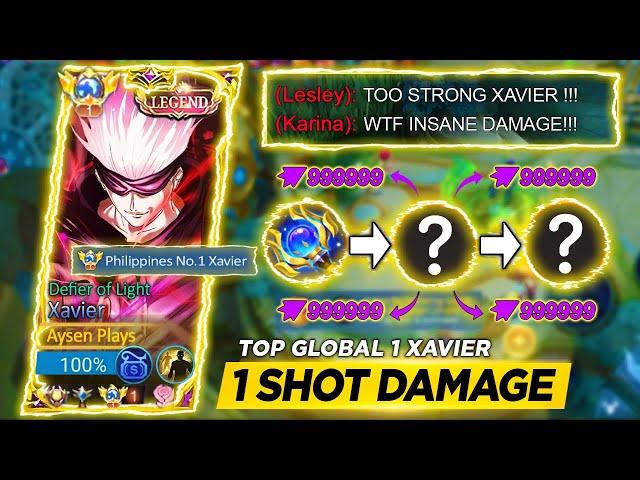 FINALLY! NEW 1 HIT BUILD AND EMBLEM FOR XAVIER IS HERE! (MUST TRY)  | XAVIER TIPS & GUIDE | MLBB