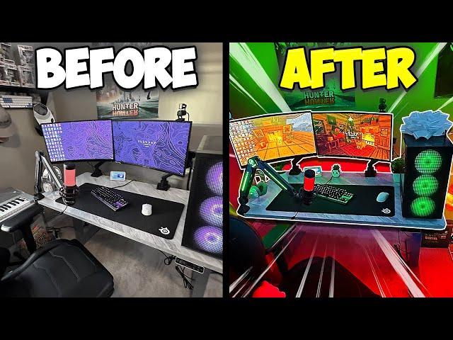 I Transformed My $5000 Dollar Gaming Setup for Christmas!