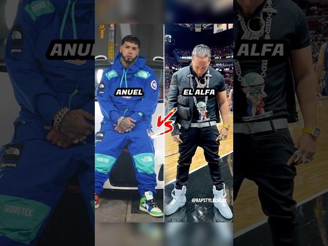 ANUEL AA O EL ALFA?  QUIÉN VISTE MEJOR?  PARTE 3  #anuel #anuelaa #elalfa #elalfaeljefe #outfits