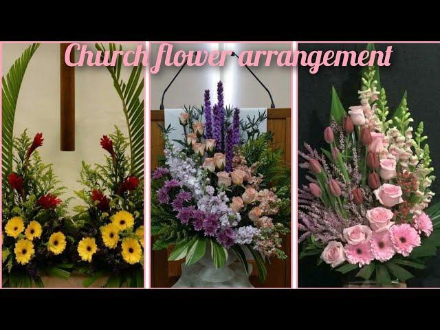 Church flower arrangement