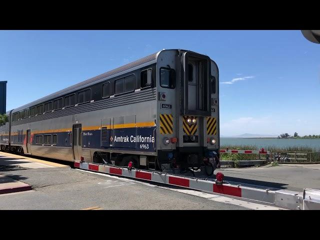 Amtrak San Joaquin Train 716 CDTX 6963’s New Sounding K5LA Horn Similar To CDTX 6951’s K5LA