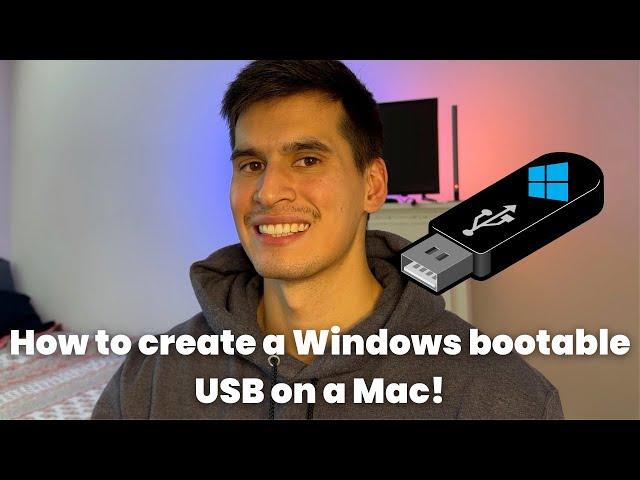 Creating a Windows bootable USB on a Mac! (Windows 10 or Windows 11)