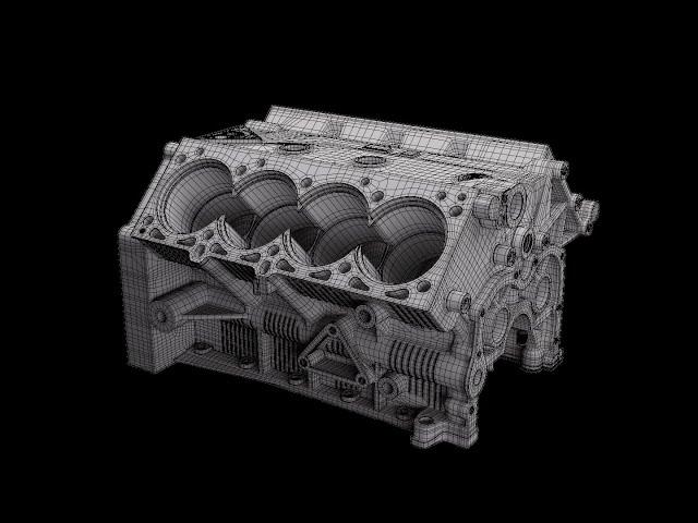 Hard Surface Modeling - Blender - F40 Engine - UV Time!