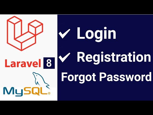 Laravel 8 Tutorial   Authentication