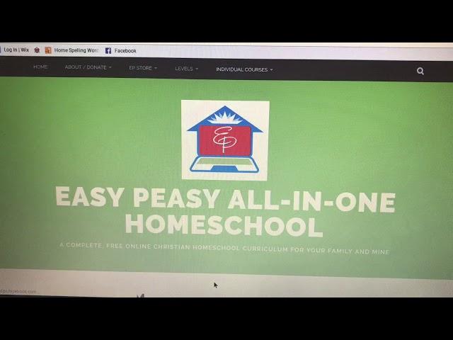 Planning our week with Easy Peasy All In One Homeschool