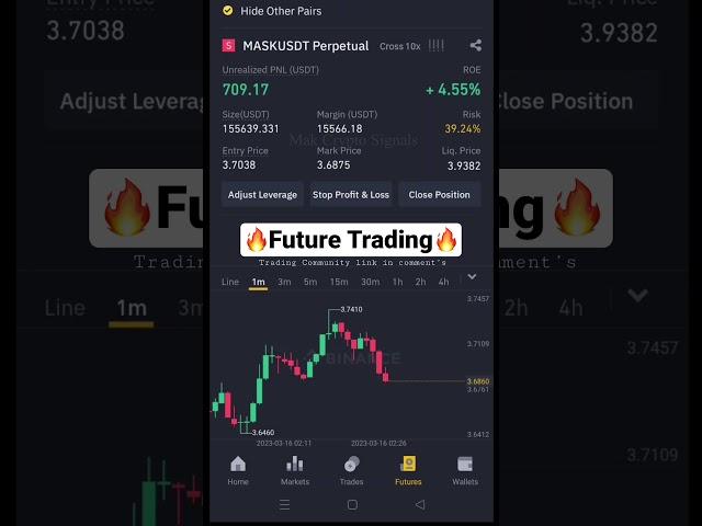 Binance Futures Trading | Mak Crypto Signals #shorts