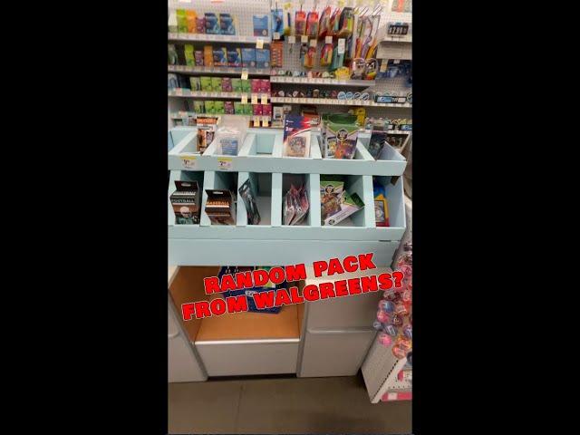 I Found The Pokémon Card Stand At Walgreens! #shorts