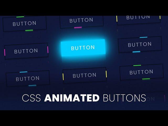 CSS Animated Buttons with Hover Effects | Html CSS Animation