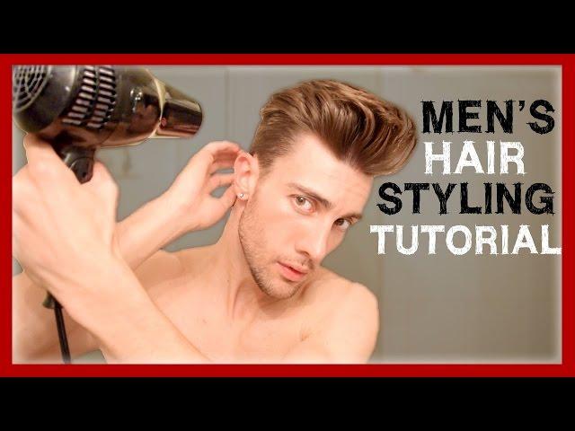 MEN'S HAIR STYLING TUTORIAL