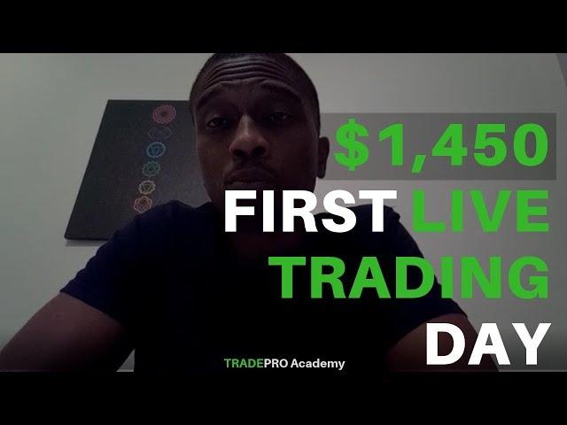 $1,450 day trading profit live on first day - Apollo's success story and TRADEPRO Academy review