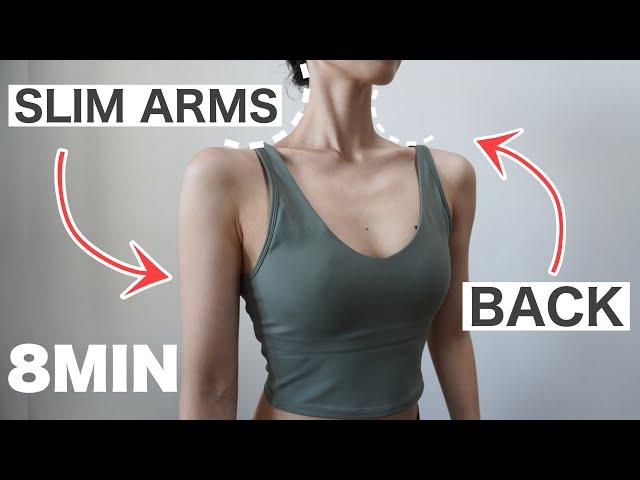 【8分】巻き肩改善で二の腕&背中を綺麗に引き締め！立って出来る簡単エクササイズ