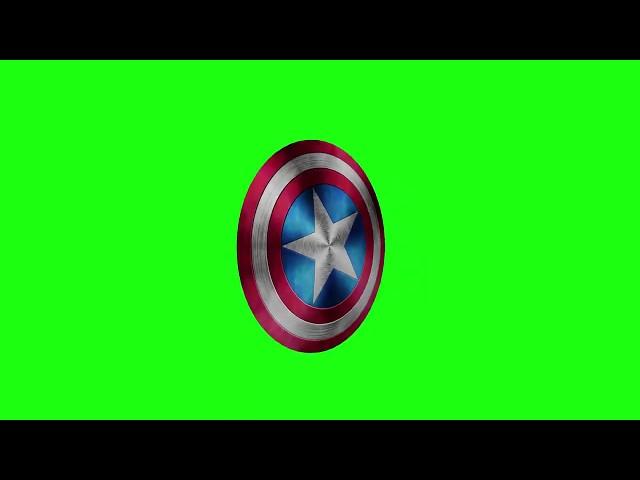 Escudo do Capitão America - Captain America Shield [Fundo Verde - Chroma Key]