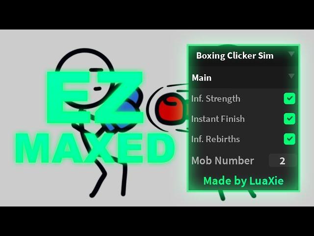 Roblox Boxing Clicker Simulator OP Script | Inf. Wins, Inf. Strength, Inf. Rebirths