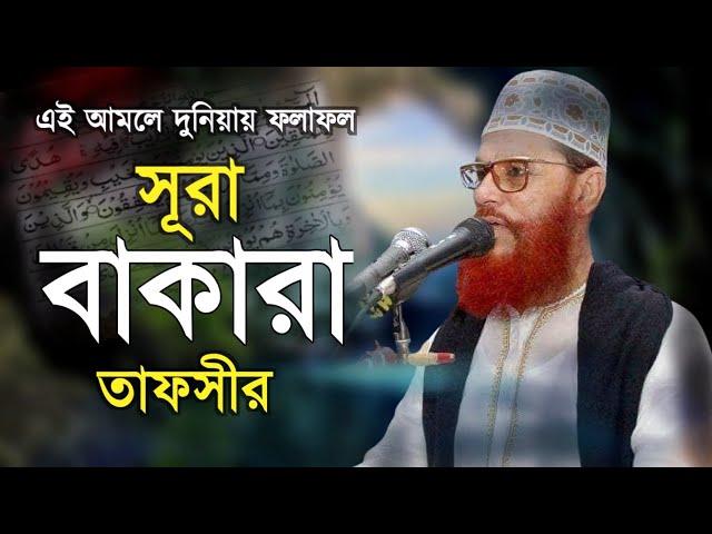 সূরা বাকারা এর তাফসীর | দেলোয়ার হোসেন সাউদী ওয়াজ | surah baqarah tafseer |bangla waz