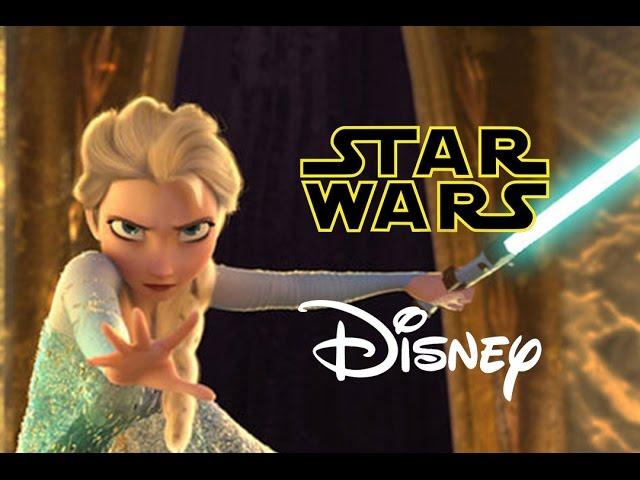 Star Wars Disney - Let it Flow - Let it Go Frozen Parody