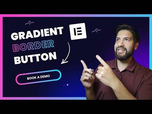 Elementor Button Border Gradient | Animated Border