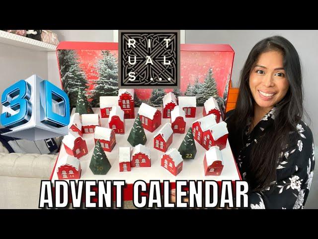 RITUALS 3D ADVENT CALENDAR UNBOXING & SETUP  *BONUS* INSTANT HOLIDAY DECOR 