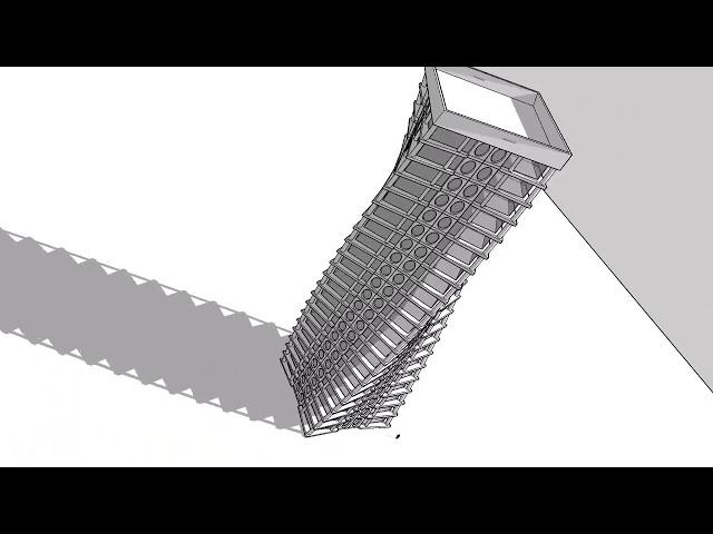 SketchUp Tutorial : Parametric Tower (twisting tower) and FredoScale