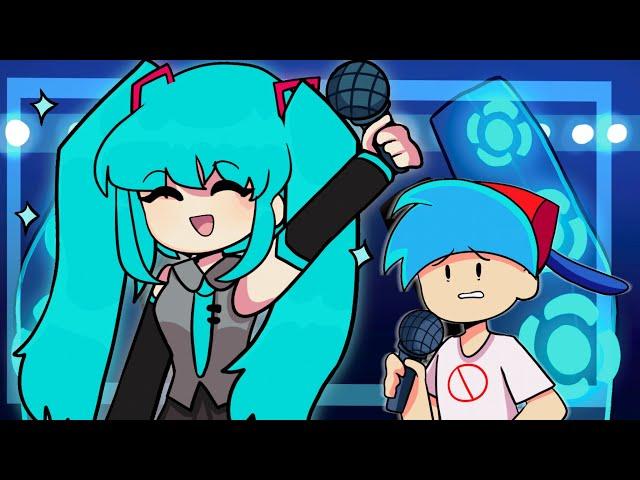 Friday Night Funkin’ - MIKU BATTLE (FNF - Animation Mod)